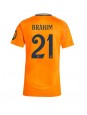 Real Madrid Brahim Diaz #21 Replika Borta Kläder Dam 2024-25 Kortärmad